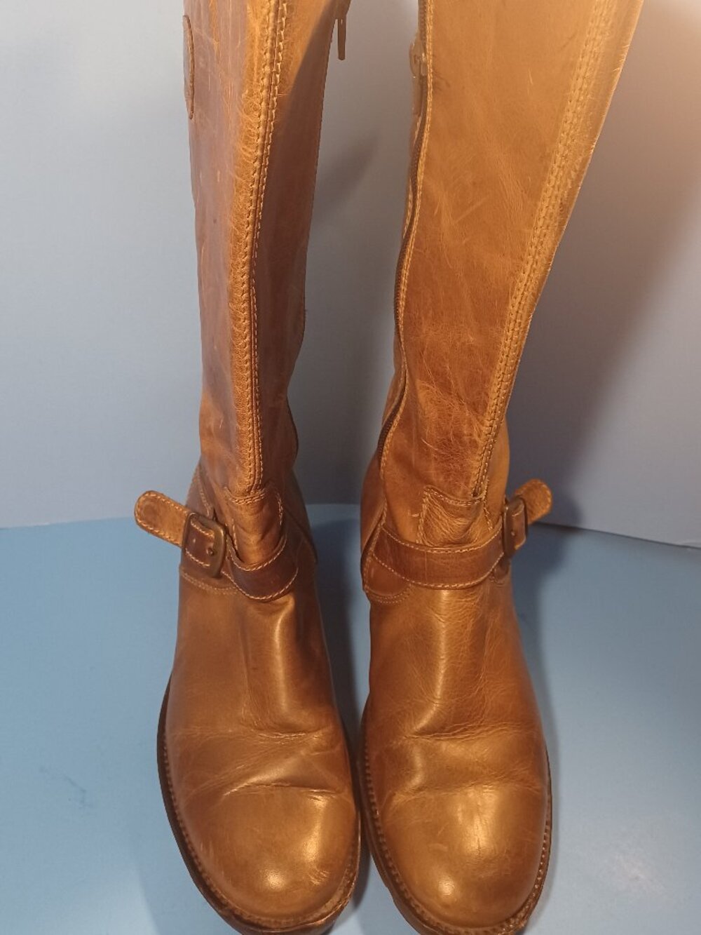 Eric Michael Brown Leather Boots Size 9